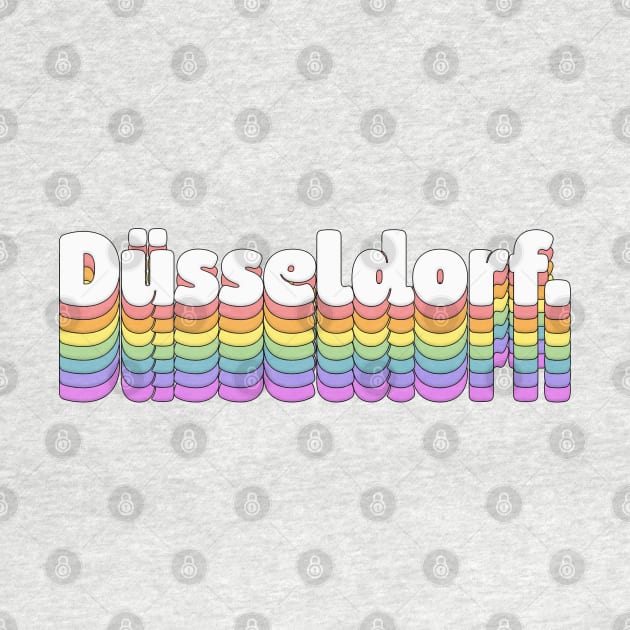 Düsseldorf \\\//// Retro Typography Design by DankFutura